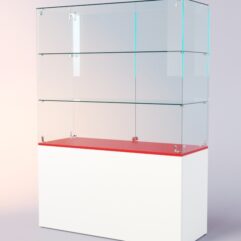 Прилавок ЛОРНЕТ №3, Белый + красный