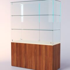 Прилавок ЛОРНЕТ №3, Орех + Крем Вайс