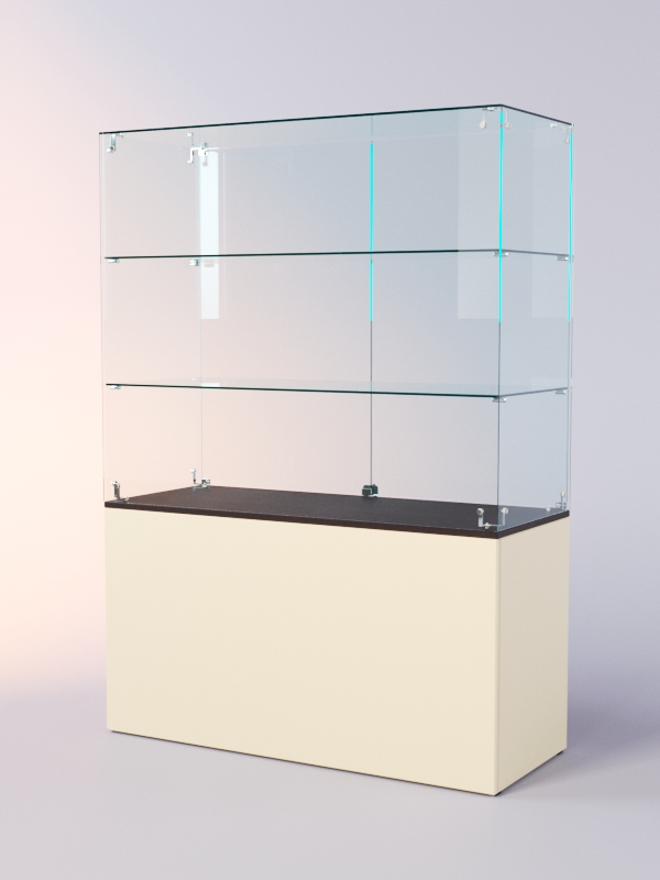 Прилавок ЛОРНЕТ №3, Крем Вайс + Дуб Венге