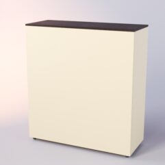 Прилавок ЛОРНЕТ №4 выкатной, Крем Вайс + Дуб Венге