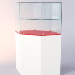 Прилавок ЛОРНЕТ №5, Белый + красный