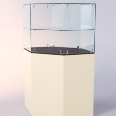 Прилавок ЛОРНЕТ №5, Крем Вайс + Дуб Венге