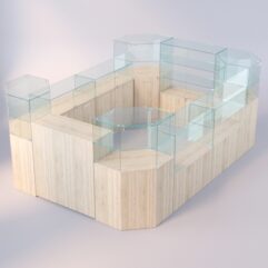 Комплект прилавков ЛОРНЕТ №1, Дуб Сонома