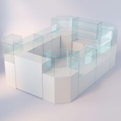 Комплект прилавков ЛОРНЕТ №1, Серый