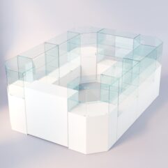 Комплект прилавков ЛОРНЕТ №2, Белый