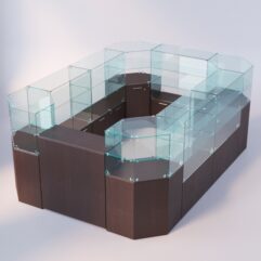 Комплект прилавков ЛОРНЕТ №2, Дуб Венге