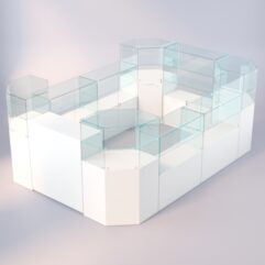 Комплект прилавков ЛОРНЕТ №3, Белый