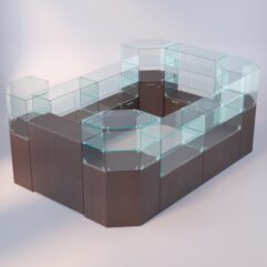 Комплект прилавков ЛОРНЕТ №3, Дуб Венге