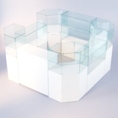 Комплект прилавков ЛОРНЕТ №4, Белый