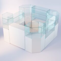 Комплект прилавков ЛОРНЕТ №4, Серый