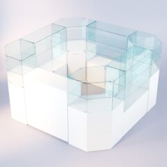 Комплект прилавков ЛОРНЕТ №5, Белый