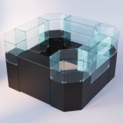 Комплект прилавков ЛОРНЕТ №5, Черный