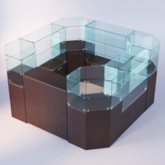 Комплект прилавков ЛОРНЕТ №5, Дуб Венге