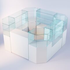 Комплект прилавков ЛОРНЕТ №5, Серый