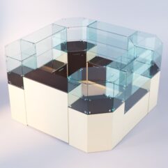 Комплект прилавков ЛОРНЕТ №5, Крем Вайс + Дуб Венге