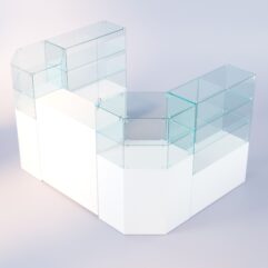 Комплект прилавков ЛОРНЕТ №6, Белый