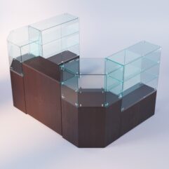 Комплект прилавков ЛОРНЕТ №6, Дуб Венге