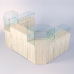 Комплект прилавков ЛОРНЕТ №7, Дуб Сонома