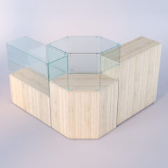 Комплект прилавков ЛОРНЕТ №8, Дуб Сонома