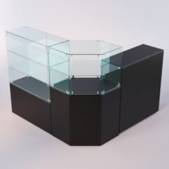 Комплект прилавков ЛОРНЕТ №9, Черный