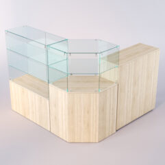 Комплект прилавков ЛОРНЕТ №9, Дуб Сонома