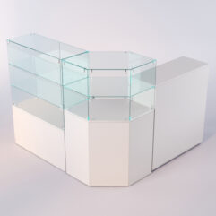 Комплект прилавков ЛОРНЕТ №9, Серый