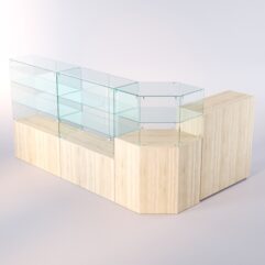 Комплект прилавков ЛОРНЕТ №10, Дуб Сонома