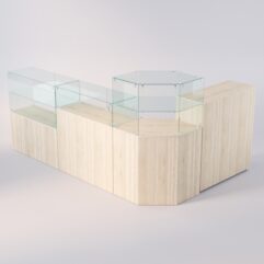 Комплект прилавков ЛОРНЕТ №11, Дуб Сонома