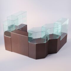 Комплект прилавков ЛОРНЕТ №12, Дуб Венге