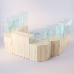 Комплект прилавков ЛОРНЕТ №12, Дуб Сонома