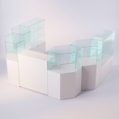 Комплект прилавков ЛОРНЕТ №12, Серый