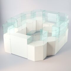 Комплект прилавков ЛОРНЕТ №13, Белый