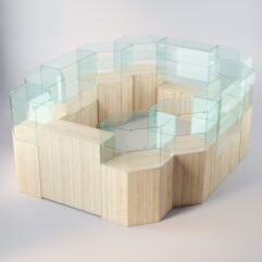 Комплект прилавков ЛОРНЕТ №13, Дуб Сонома