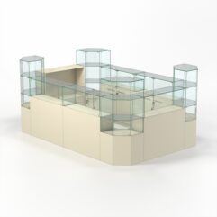 Комплект прилавков КОДИ №1, Крем Вайс