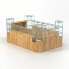 Комплект прилавков КОДИ №1, Дуб Золотистый