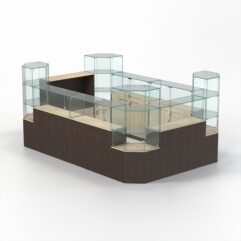 Комплект прилавков КОДИ №1, Дуб Венге и Дуб Сонома