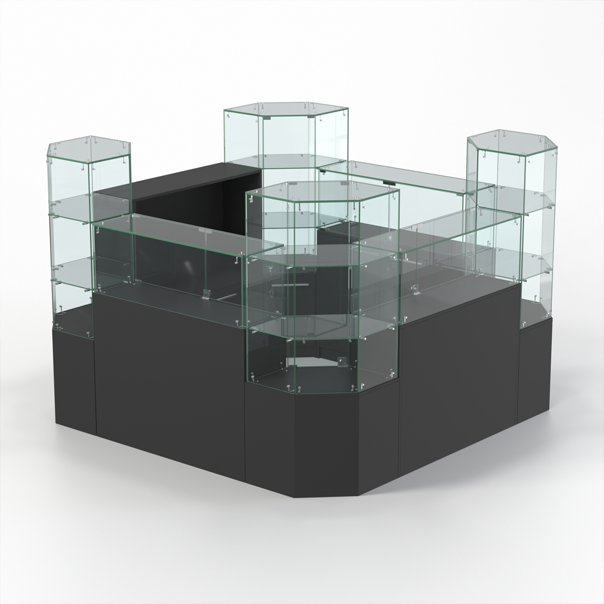 Комплект прилавков КОДИ №2, Черный