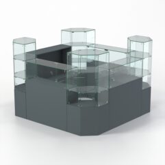 Комплект прилавков КОДИ №2, Темно-Серый