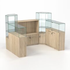 Комплект прилавков КОДИ №3, Дуб Сонома