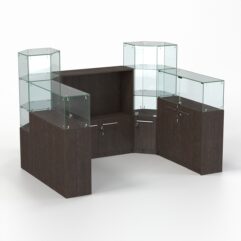 Комплект прилавков КОДИ №3, Дуб Венге