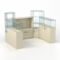 Комплект прилавков КОДИ №3, Крем Вайс