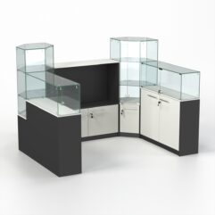 Комплект прилавков КОДИ №3, Черный и Белый