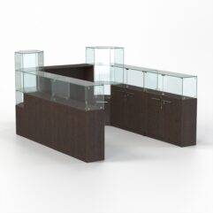 Комплект прилавков КОДИ №4, Дуб Венге