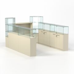 Комплект прилавков КОДИ №4, Дуб Золотистый