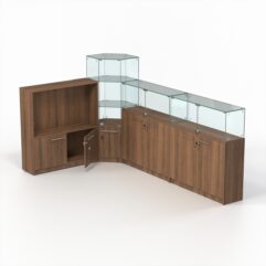 Комплект прилавков КОДИ №6, Орех