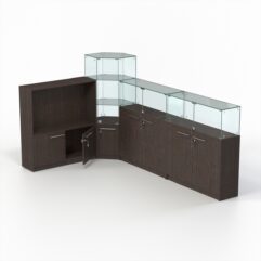 Комплект прилавков КОДИ №6, Дуб Венге