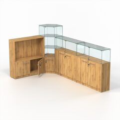 Комплект прилавков КОДИ №6, Дуб Золотистый