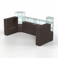 Комплект прилавков КОДИ №7, Дуб Венге