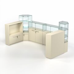 Комплект прилавков КОДИ №7, Крем Вайс