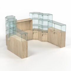 Комплект прилавков КОДИ №8, Дуб Сонома